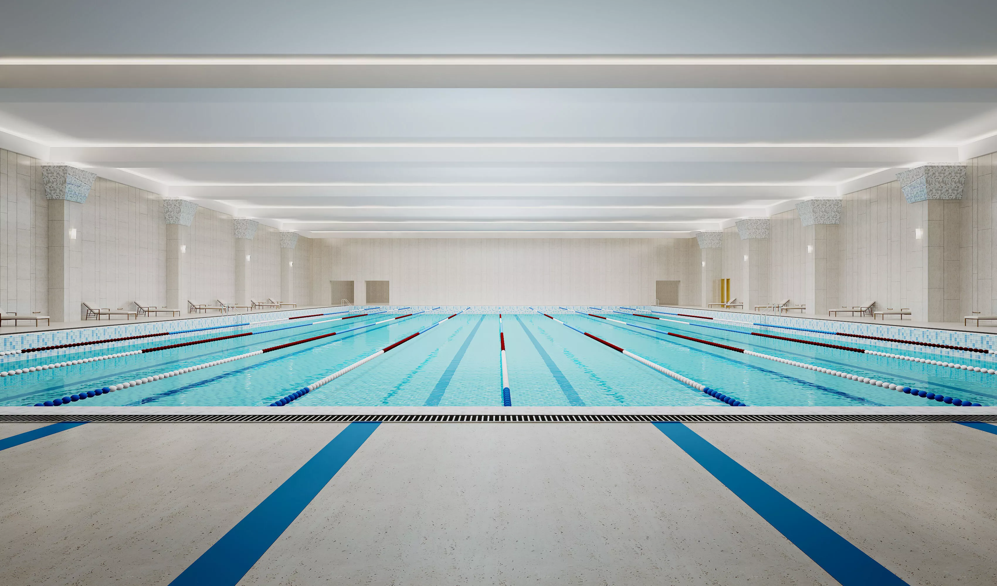 Ultramodern Luxury Swimming Pool - blend-3dsmax-SketchUp 3D model