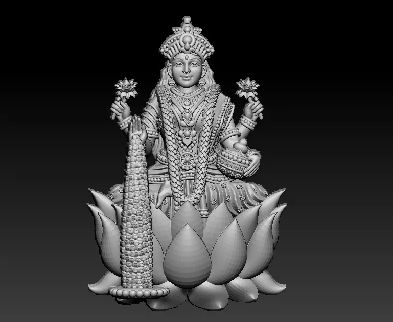 Laxmi Mata 3D print model 3D print model