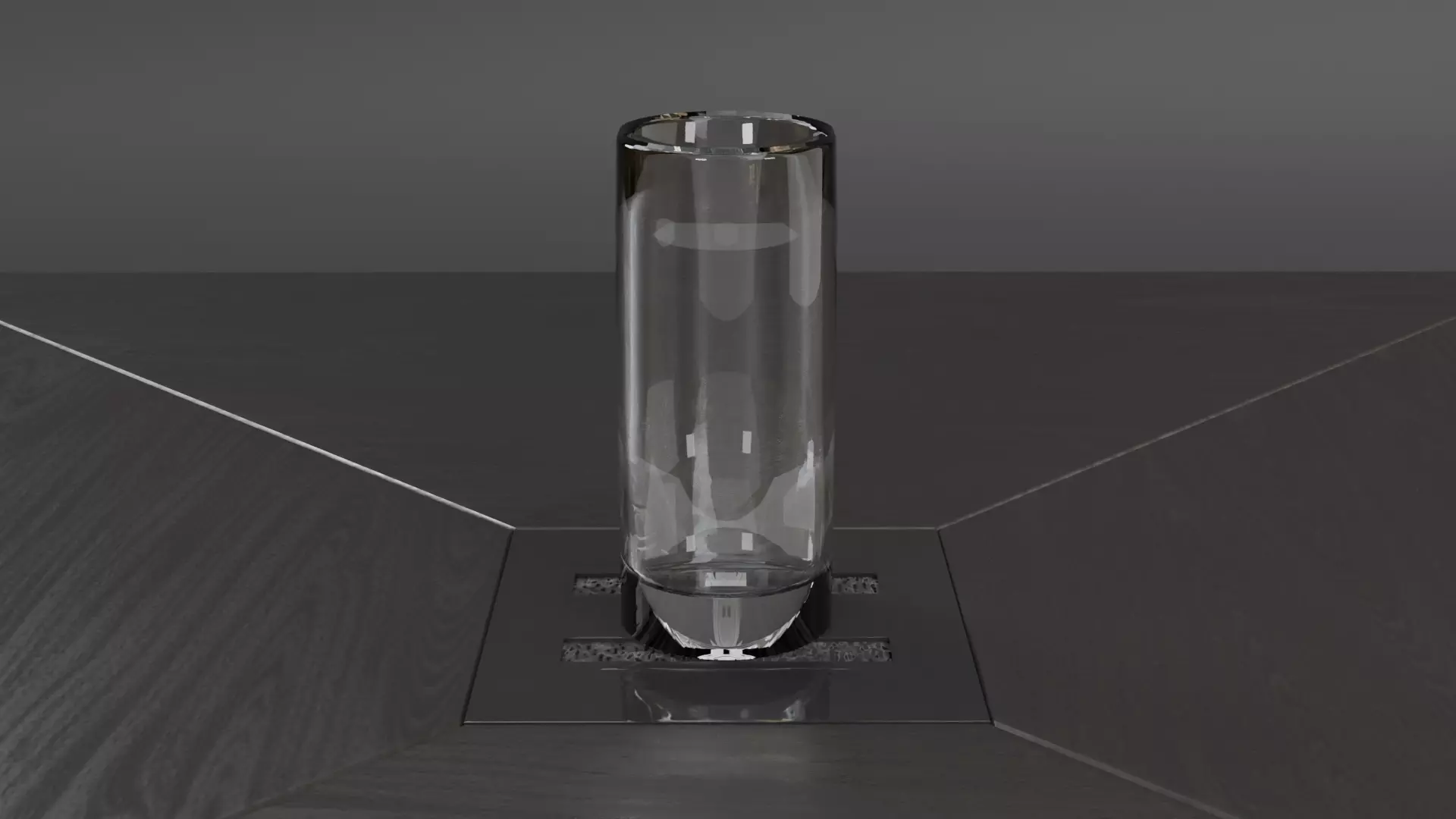Photorealistic Highball Glass Modern Beverage Barware 3D Model Low-poly 3D model