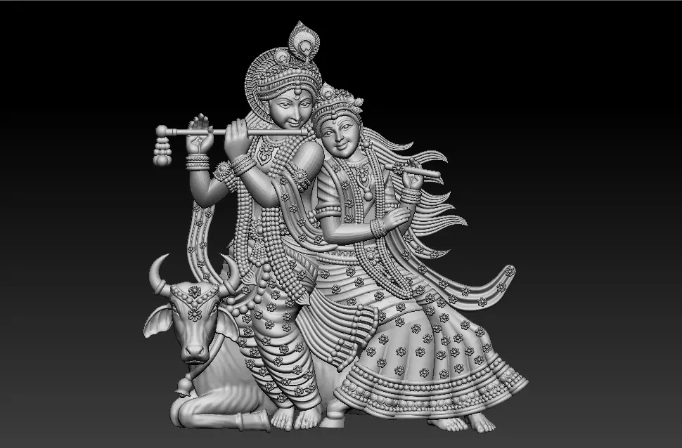 Laxmi Mata 3D print model 3D print model