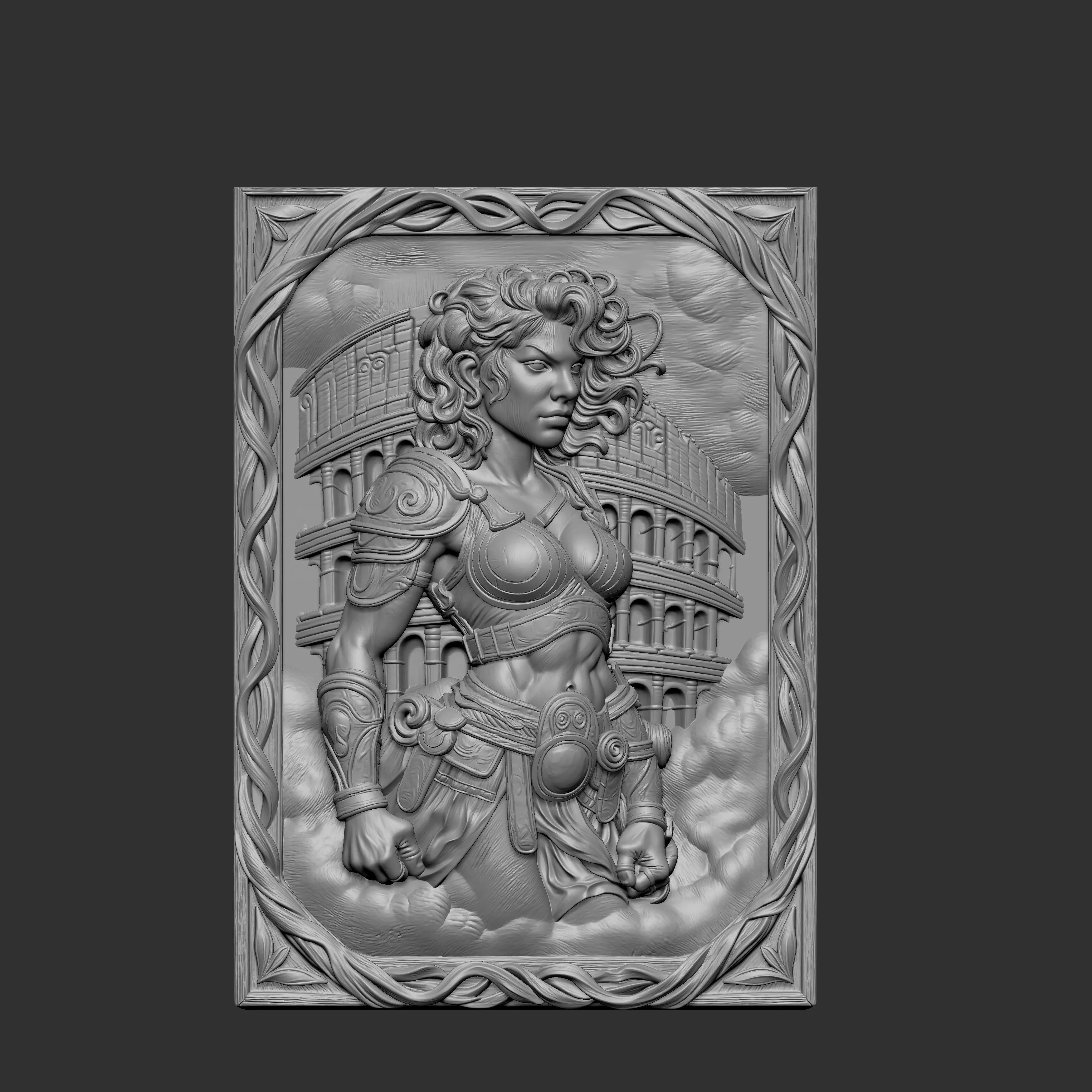 reminiscent of warrior princesses 3D print model