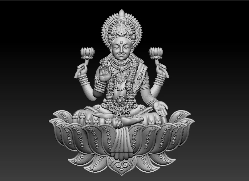Laxmi Mata 3D print model 3D print model