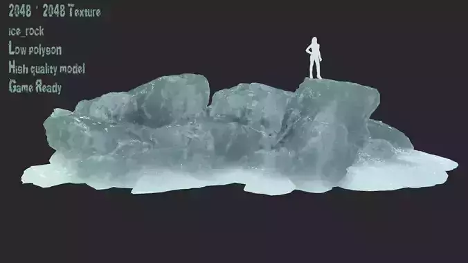 iceberg piece of rock