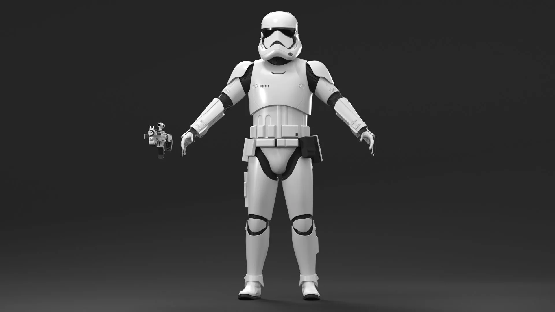 Star Wars First Order Stormtrooper for 3D Print 3D print model