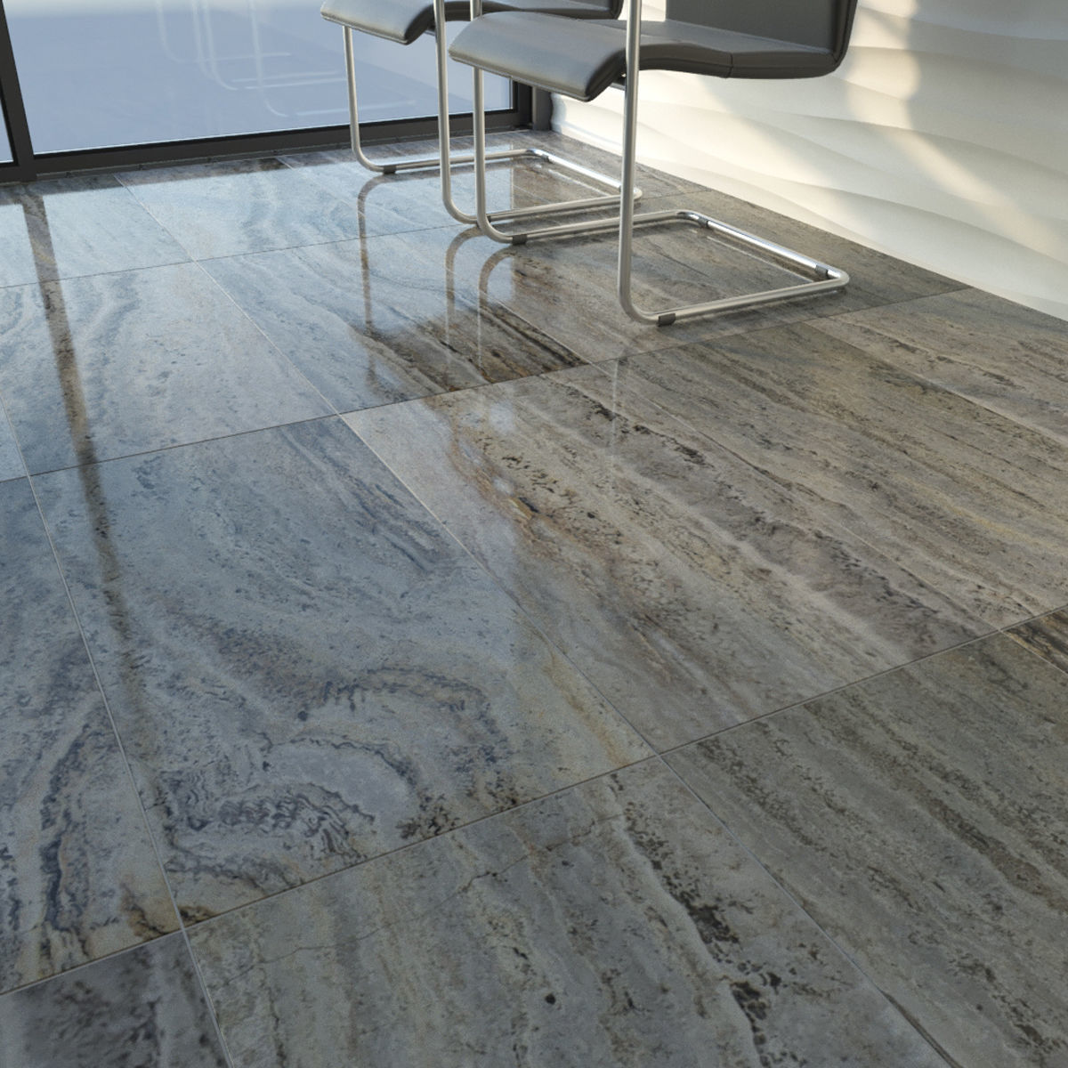 ABC Stone Set 3D model_15