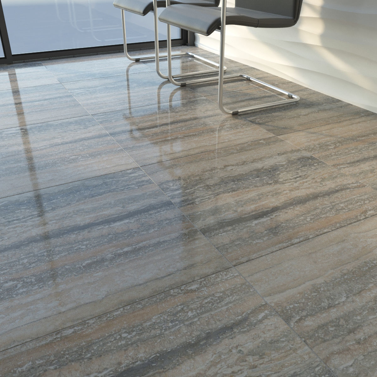 ABC Stone Set 3D model_9