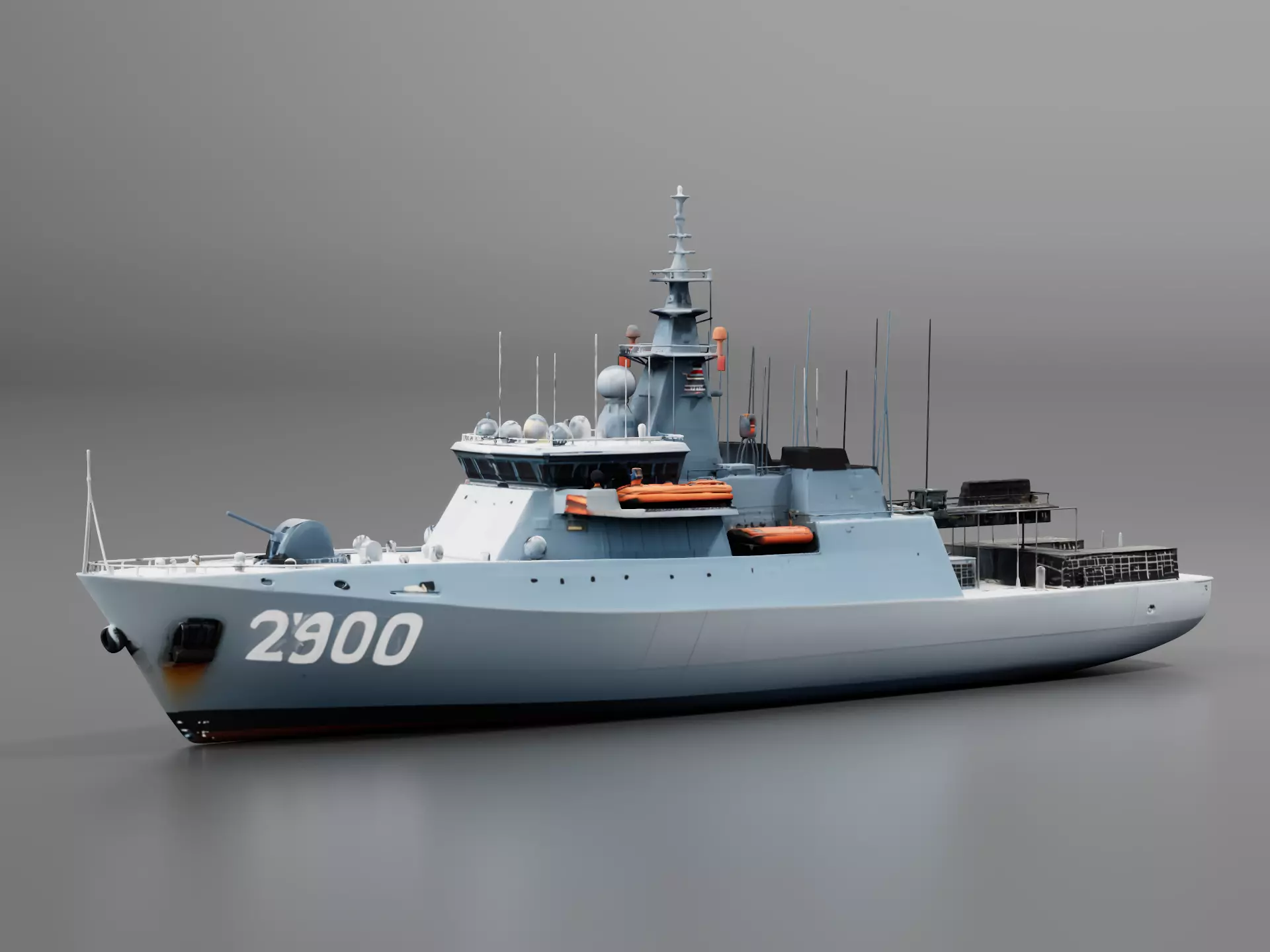 Project 22160 Patrol Ship 01 3D print model