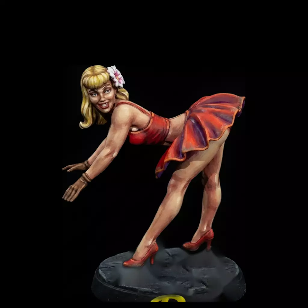 1950s Pin Up Dancer Small 3D print model