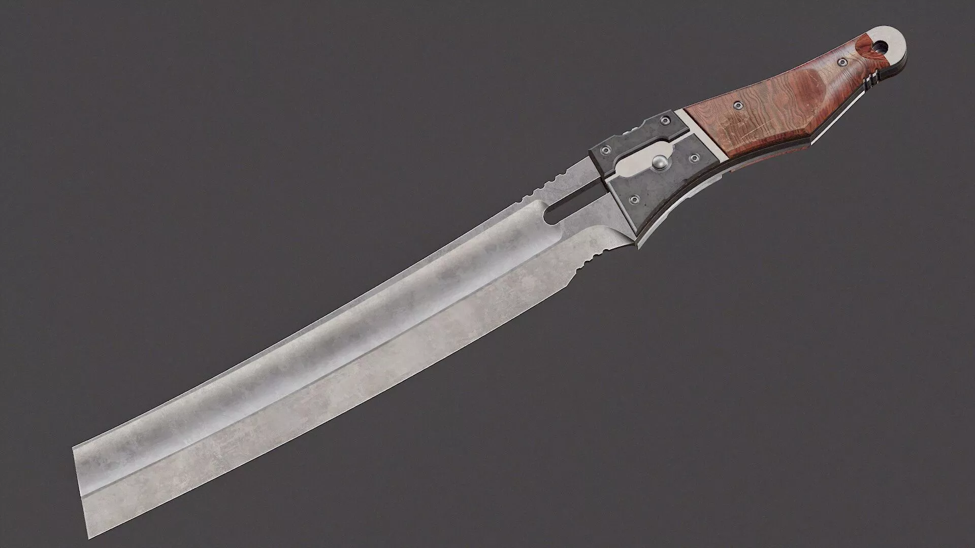 Machete-Sci-Fi Low-poly 3D model
