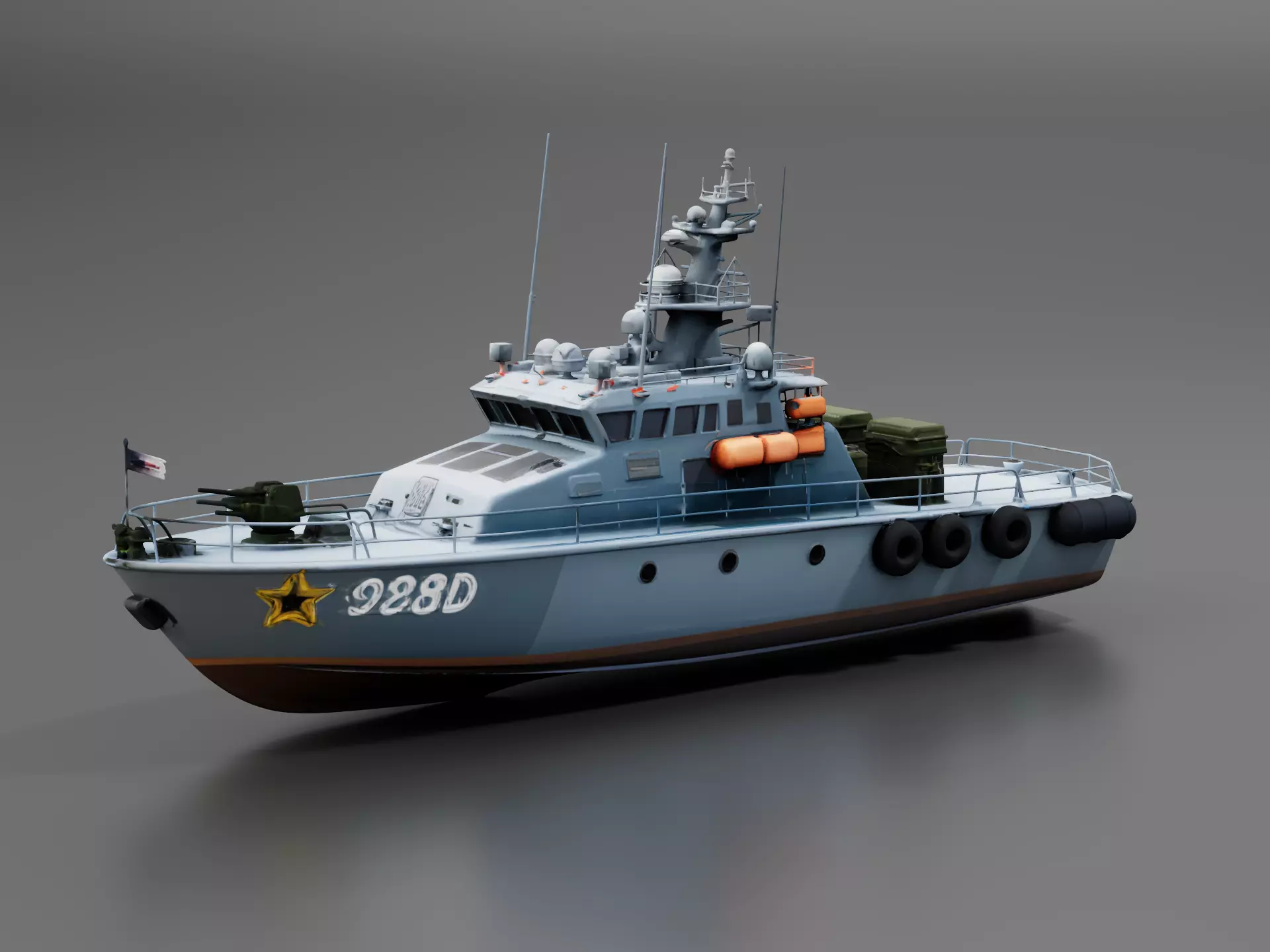 Type 928D Assault Boat 3D print model