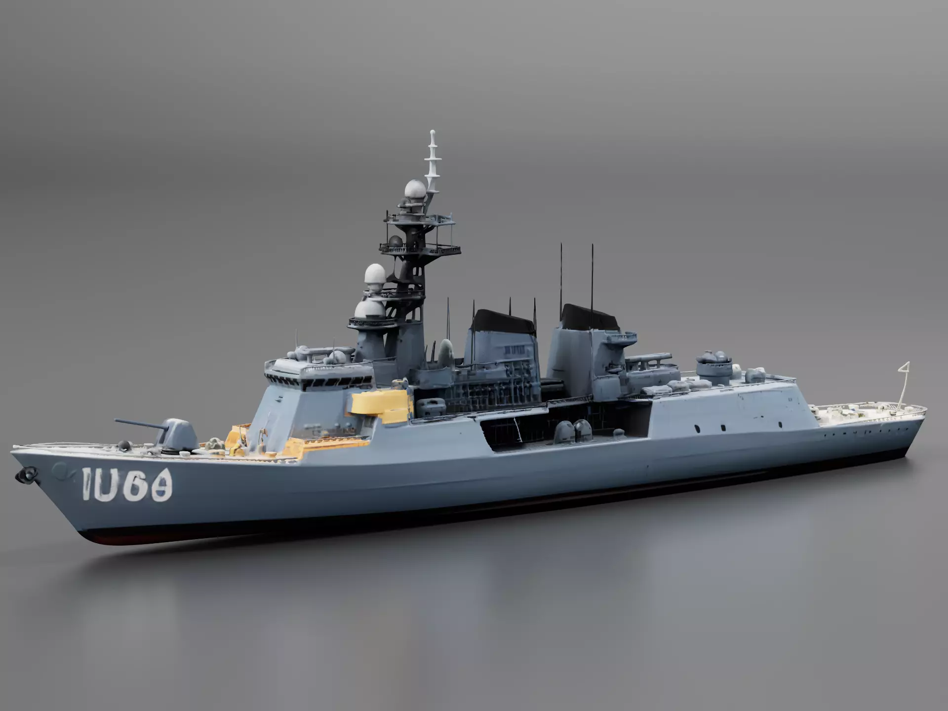 Udaloy Destroyer 3D print model