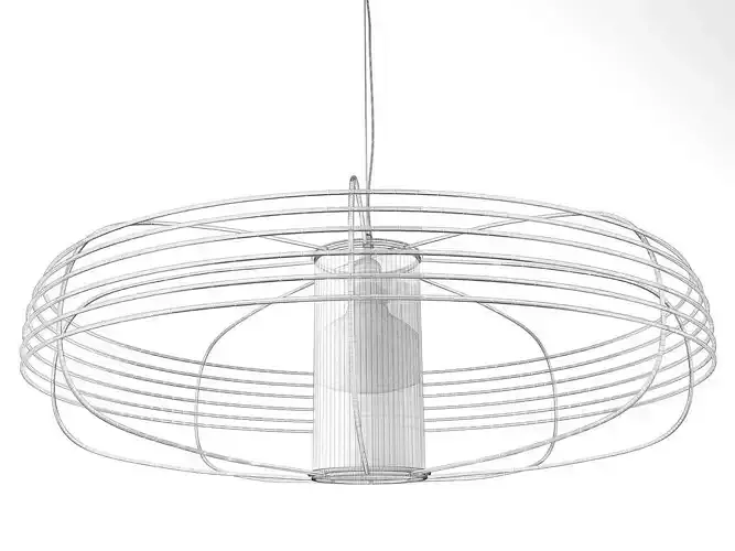 Galaxy pendant light - metal cage