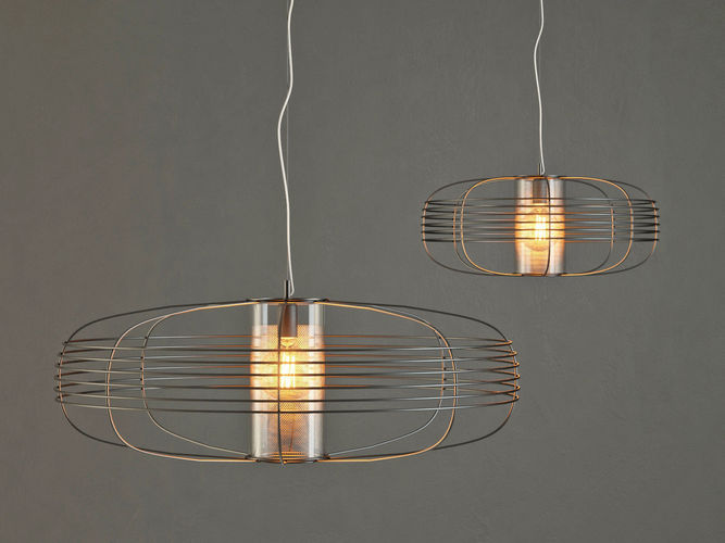 Galaxy pendant light - metal cage 3D model