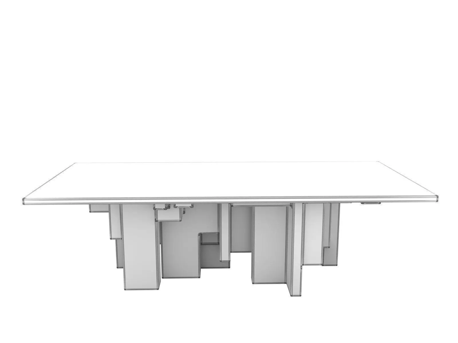 Primitive Table 3D model_5