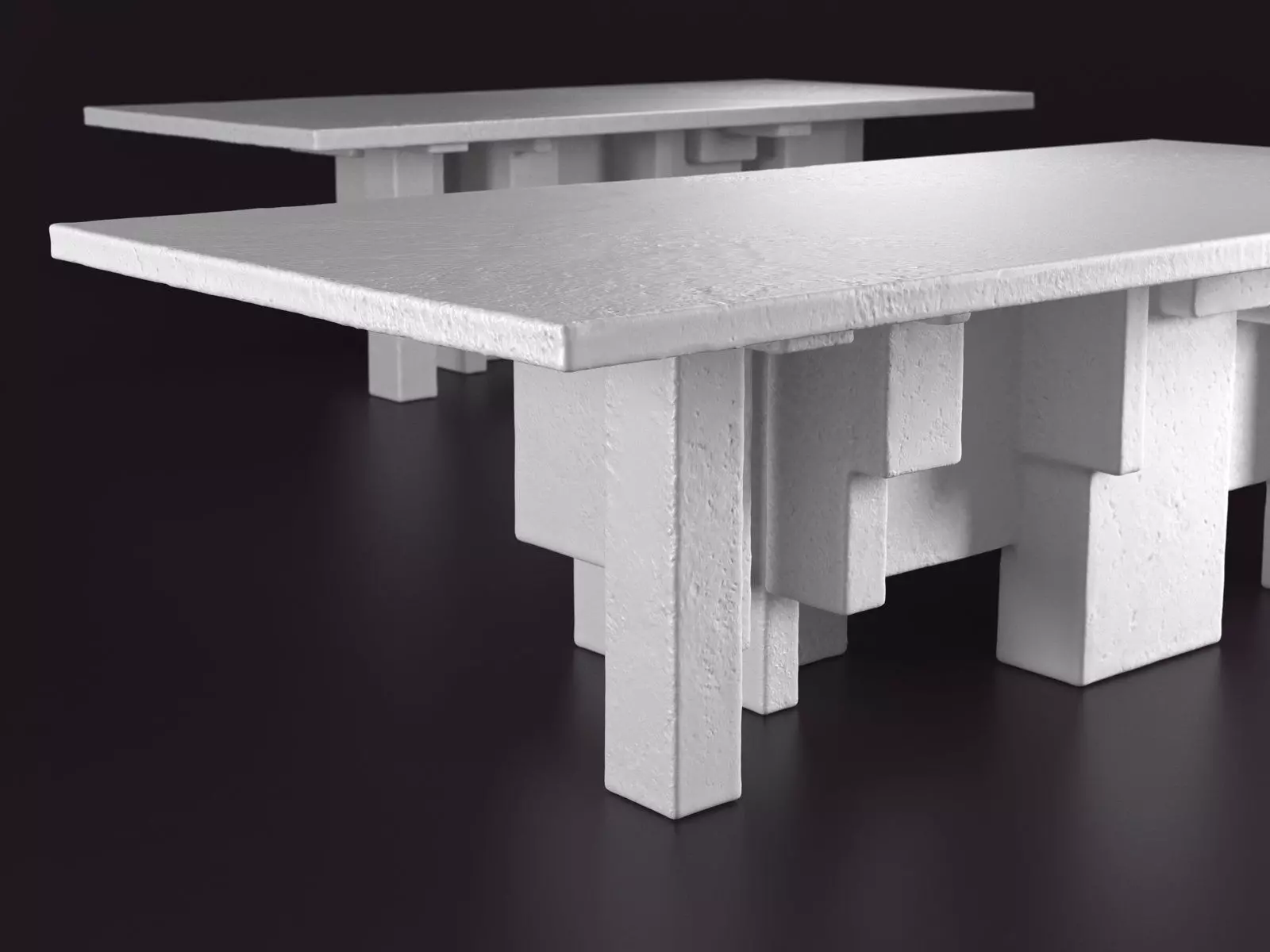 Primitive Table 3D model_0