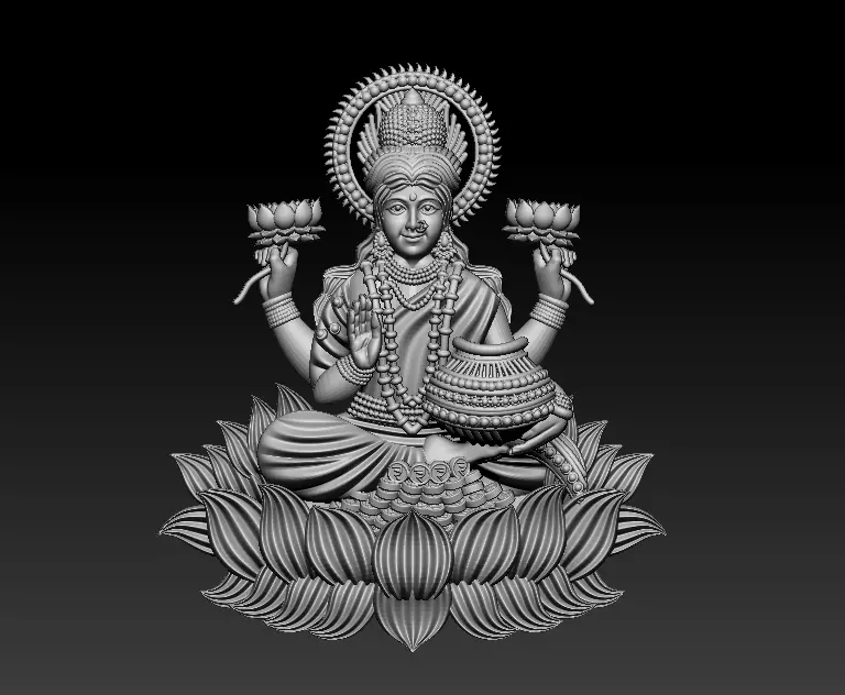 Laxmi Mata 3D print model 3D print model