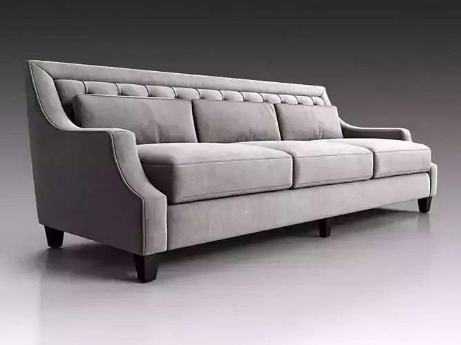 Cambridge sofa with tufted back and arms