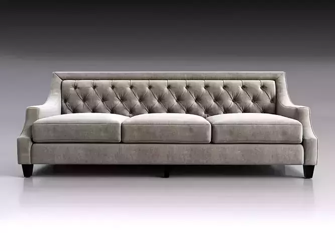 Cambridge sofa with tufted back and arms