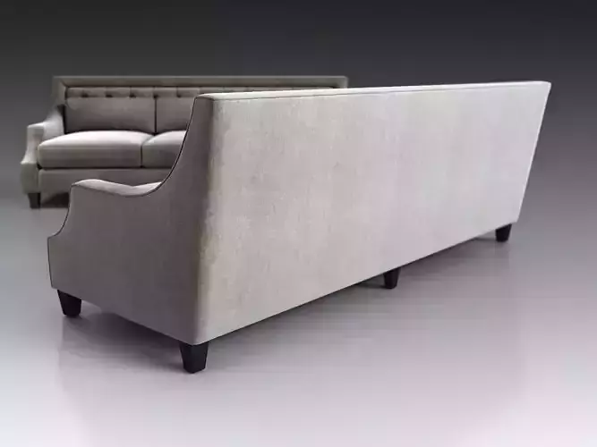 Cambridge sofa with tufted back and arms