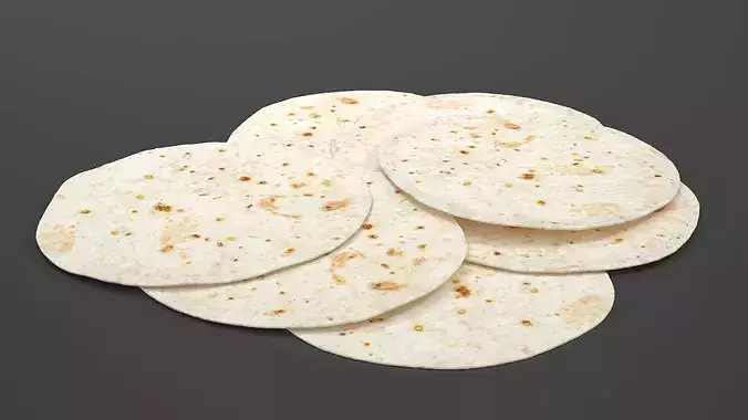 Flour Tortillas 3D model 4