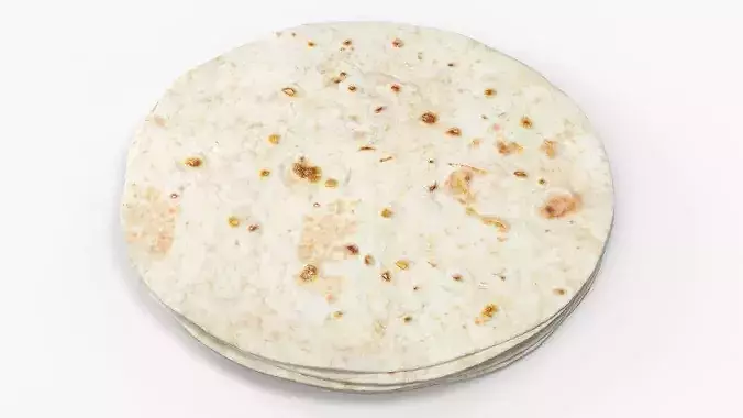 Flour Tortillas 3D model 6