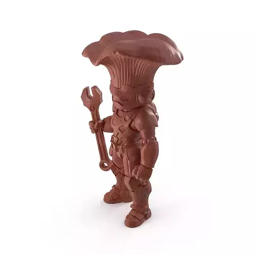 Print Ready Chanterelle Engineer Action Figure 3D print model