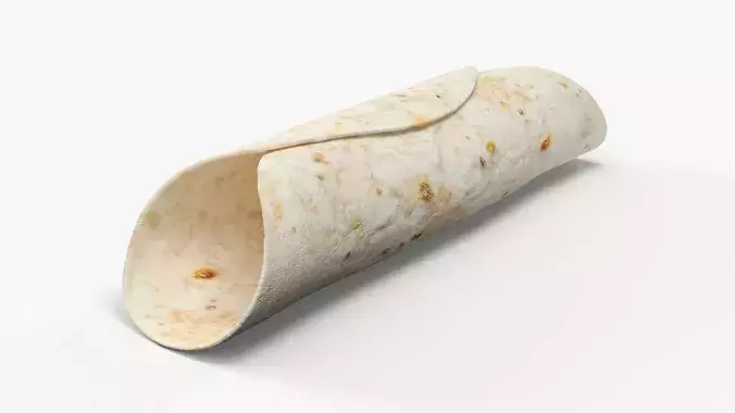 Tortilla Wrap 3D model 6