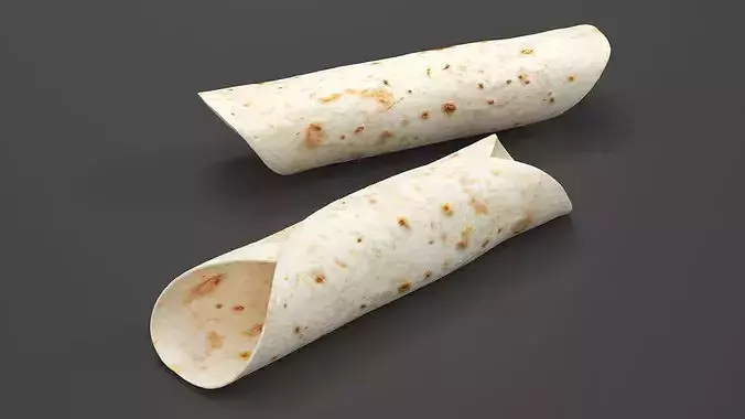 Tortilla Wrap 3D model 4