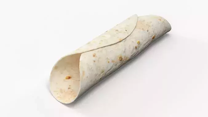 Tortilla Wrap 3D model 2
