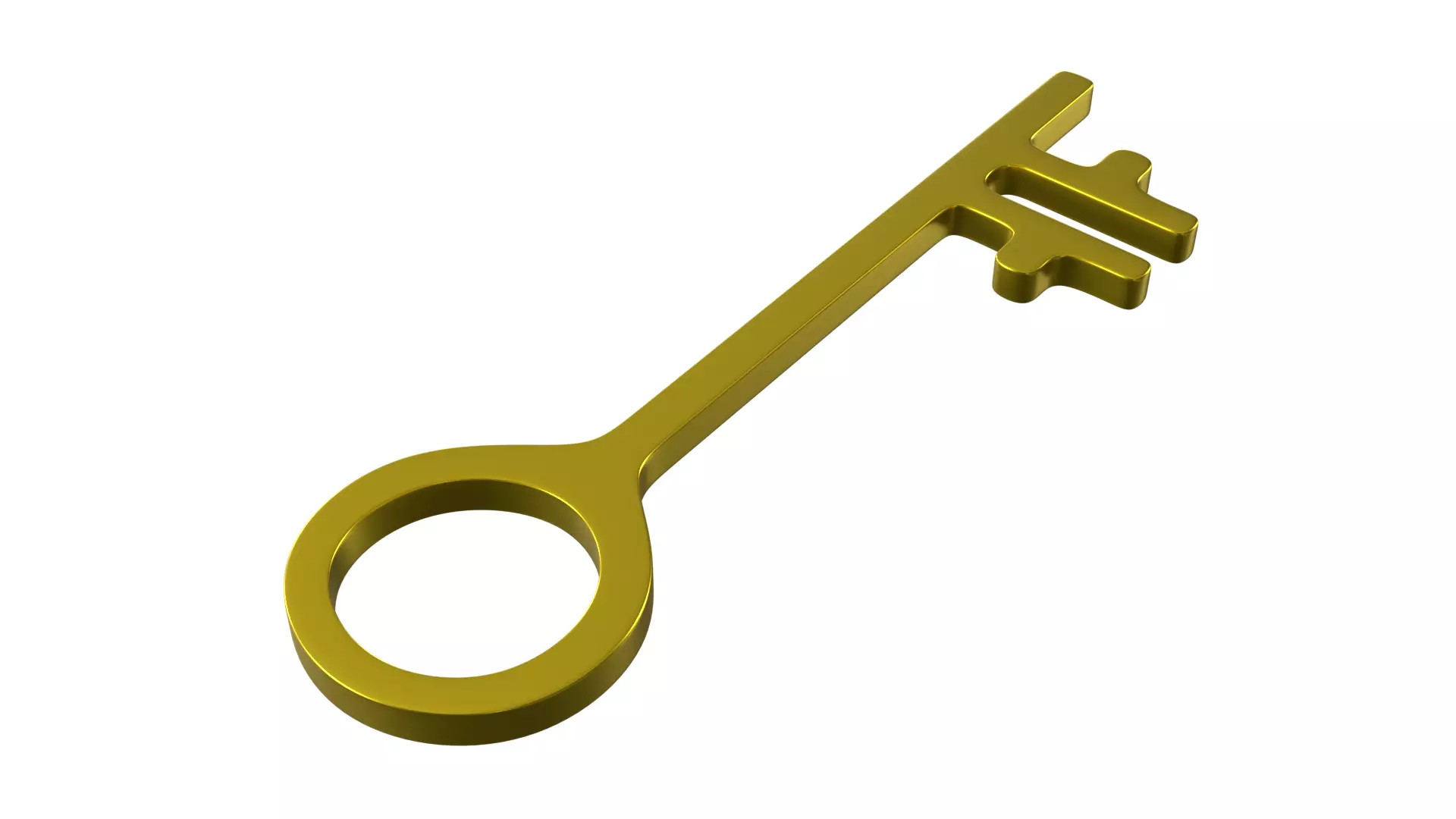 Old Key for Printing 3 3D print model