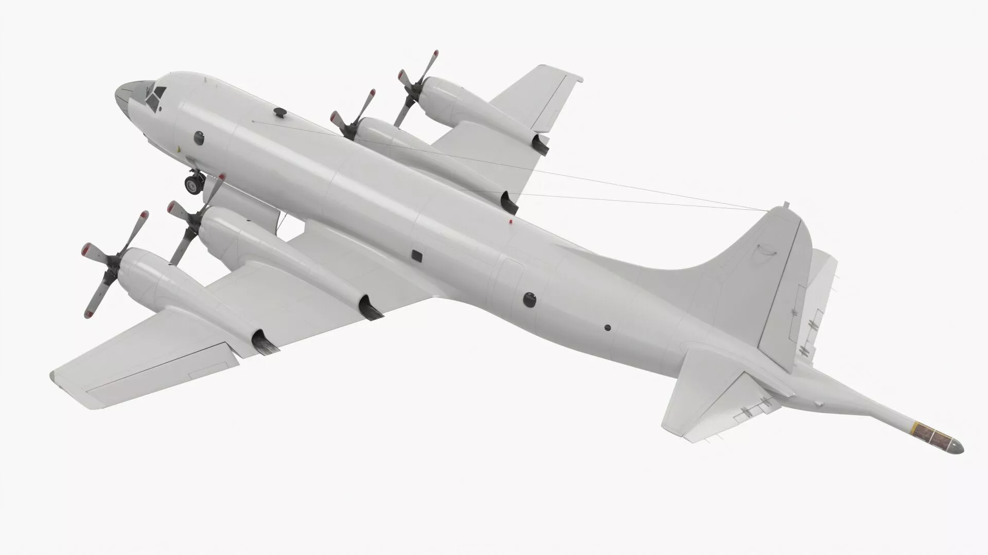 Orion Maritime Surveillance Aircraft Rigged 3D model
