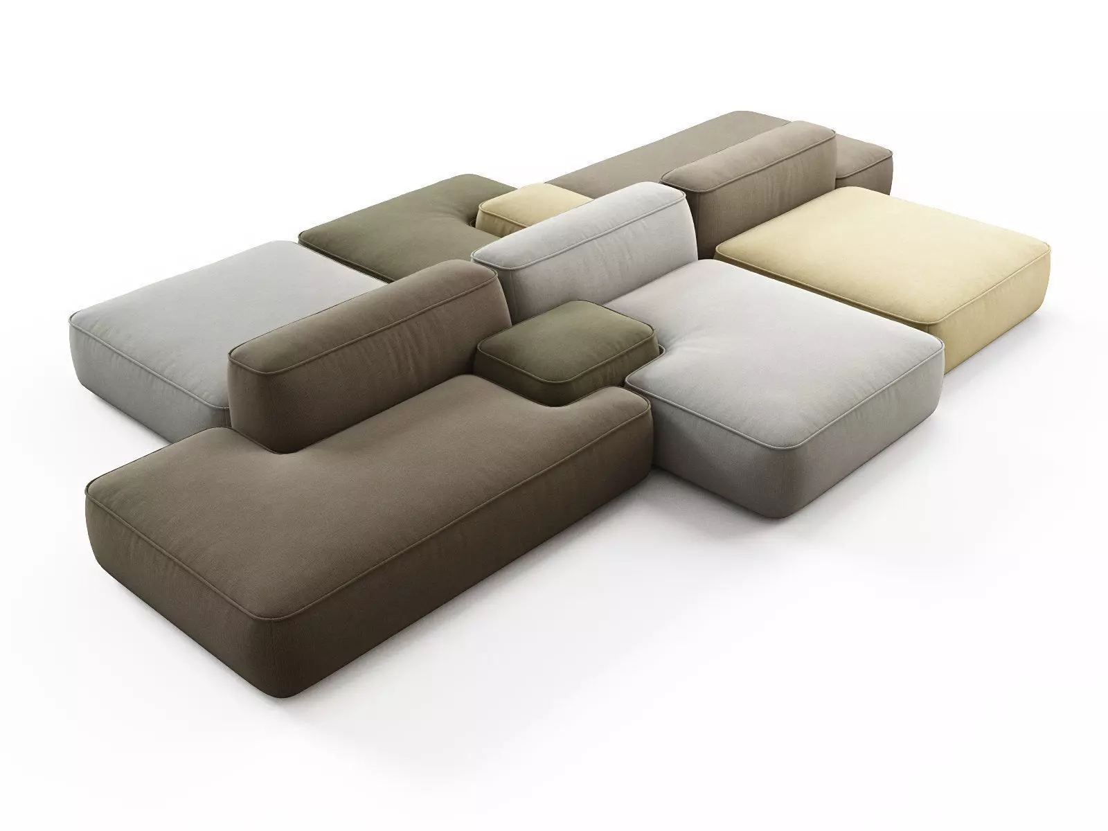 Cloud Sofa 02 3D model_0