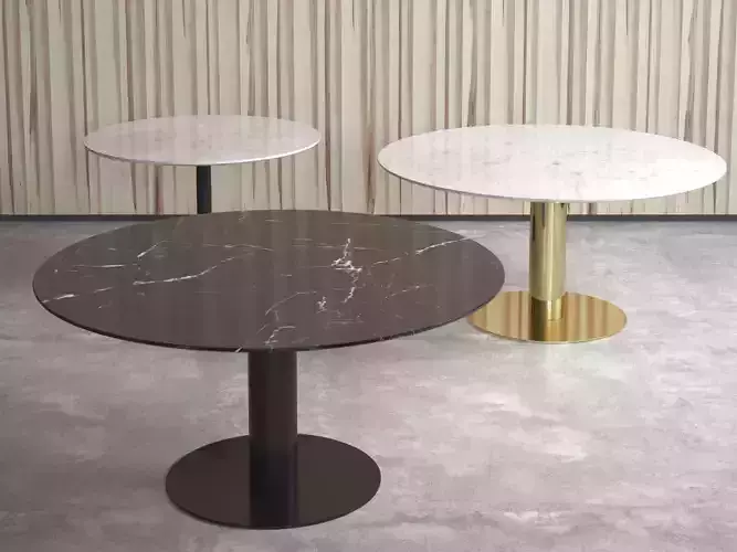 20 round marble table with base