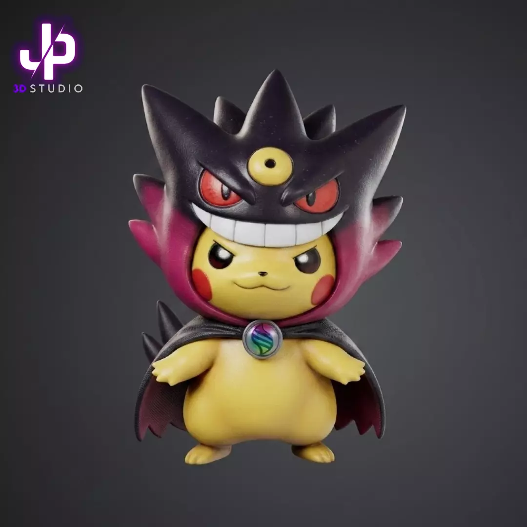 Pikachu Cosplay Mega Gengar FIGURE 3D 3D print model