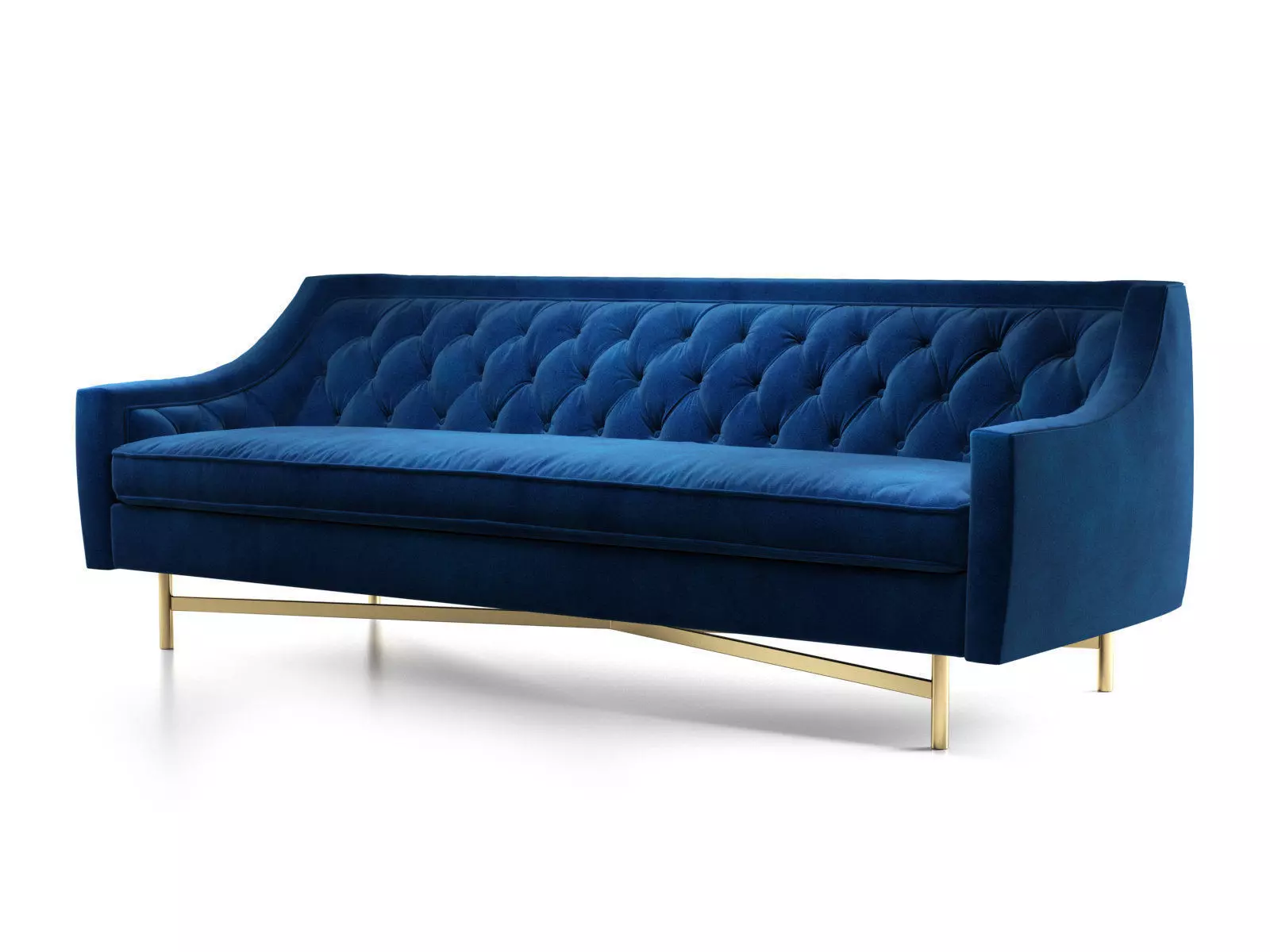 Coco Tufted Sofa 3D model_0