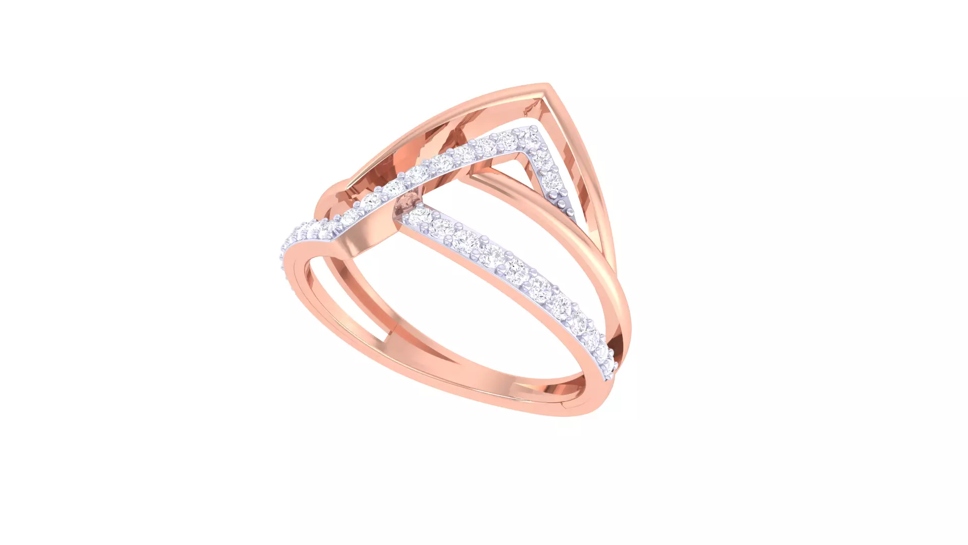 Luxury Fashion Ring Model 3D print model