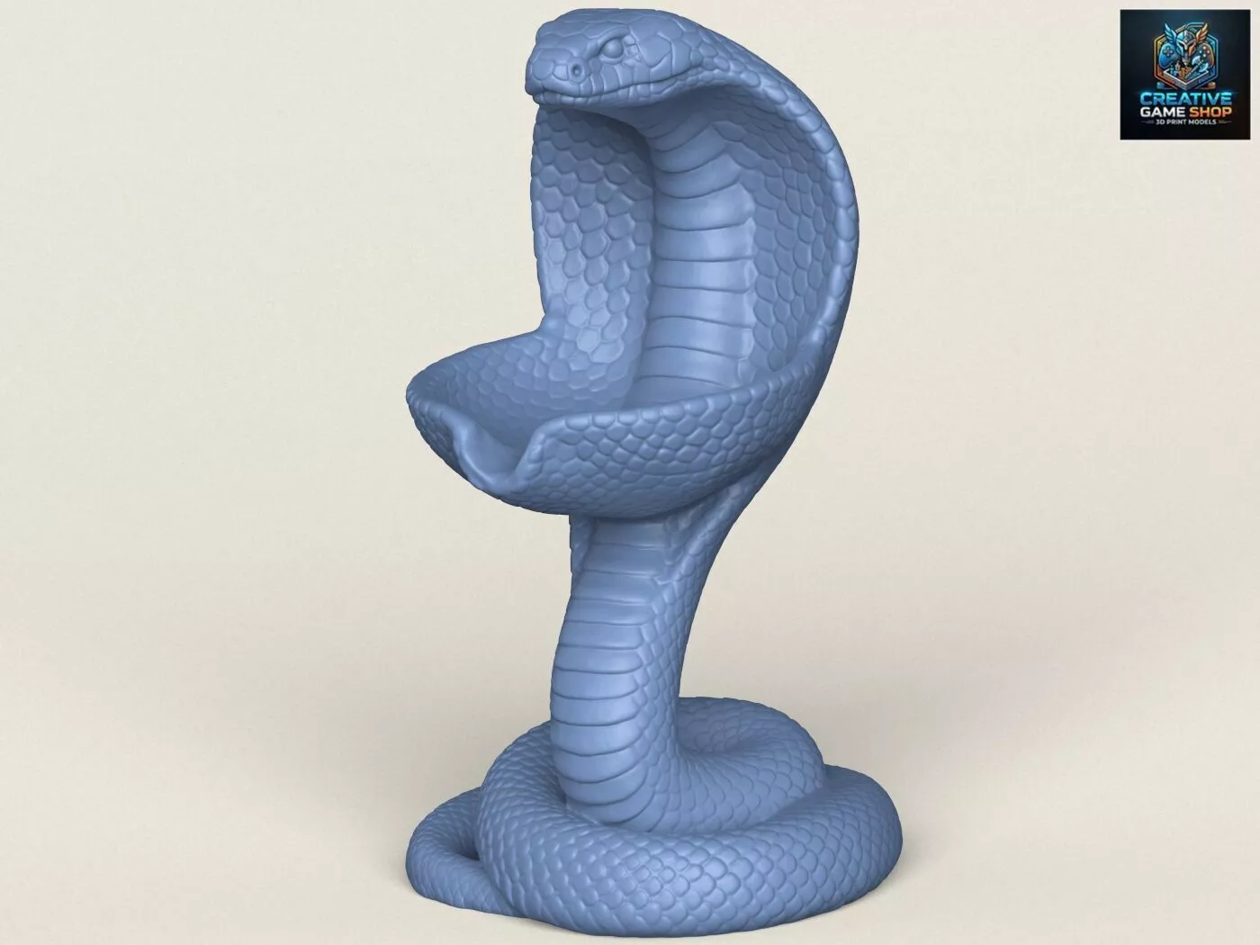 Cobra Snake Soap Holder 3D print model
