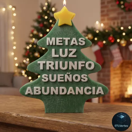 Arbol de Navidad Motivacional 3D print model