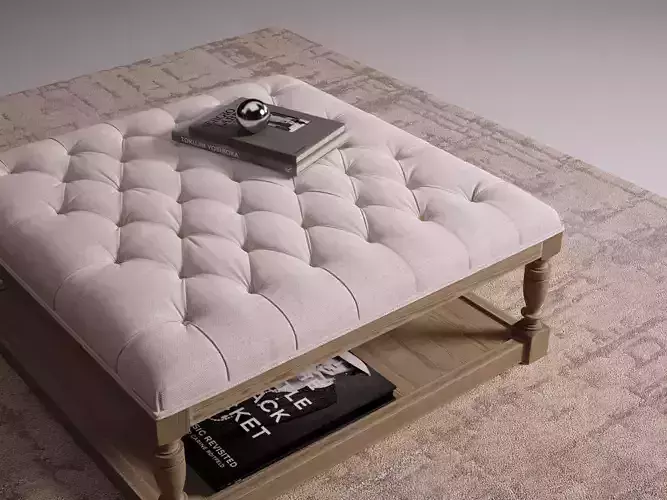 Ottoman person tufted