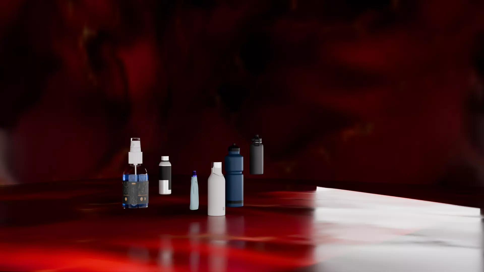 FREE Miscellaneous Bottles Pack Free low-poly 3D model