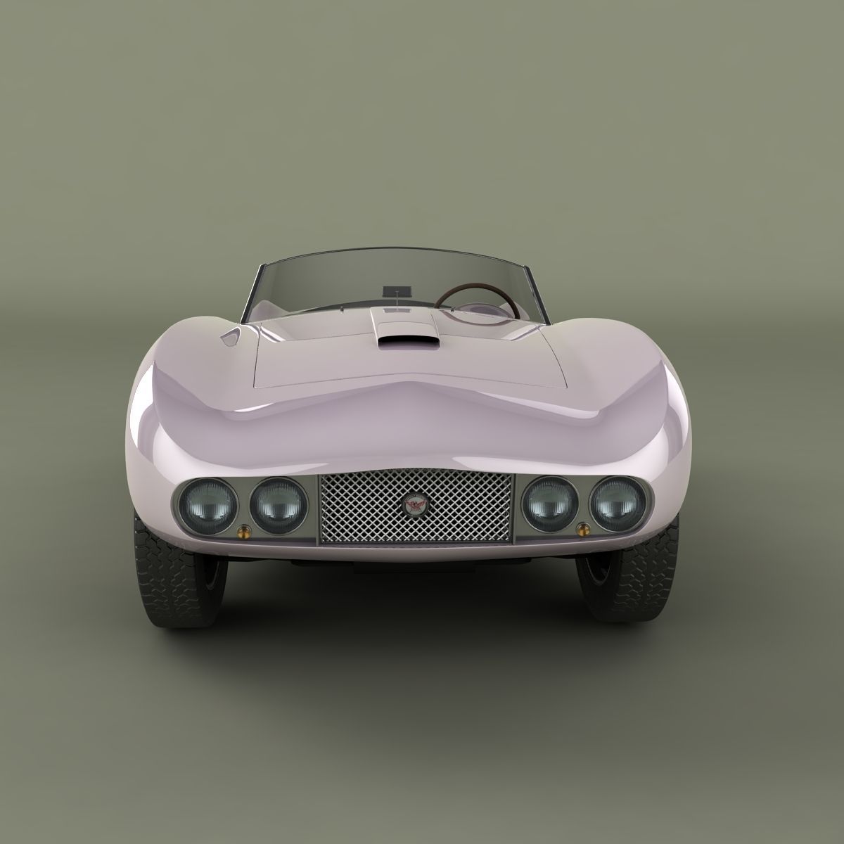 Arnolt-Bristol  1958 3D model_4