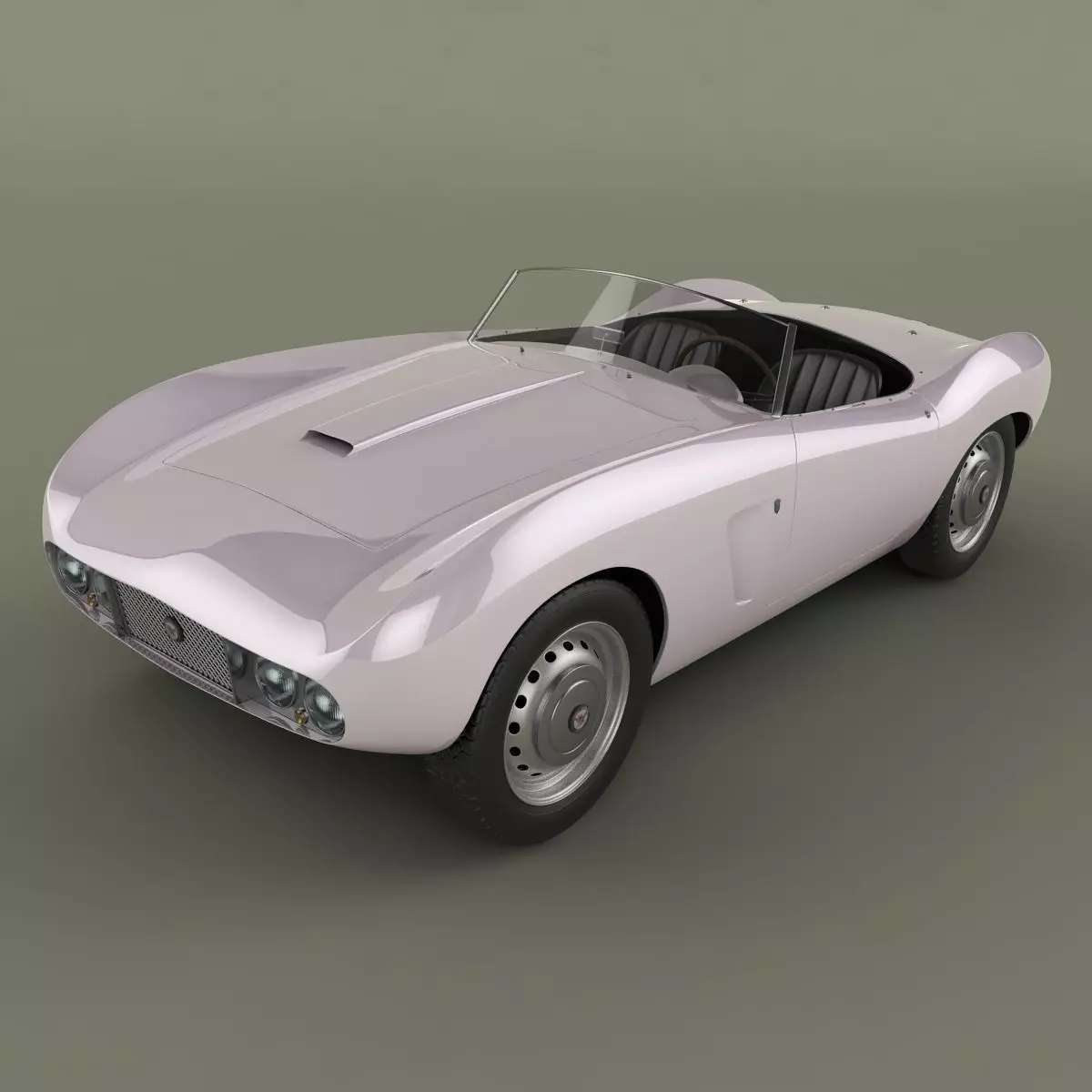 Arnolt-Bristol  1958 3D model_0