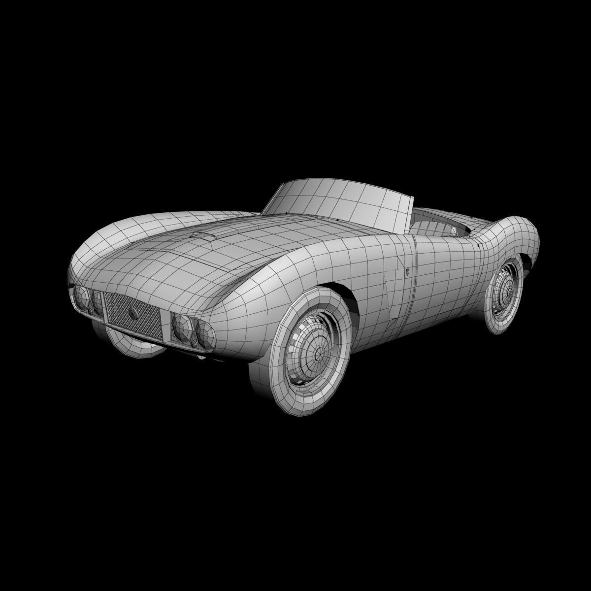 Arnolt-Bristol  1958 3D model_11
