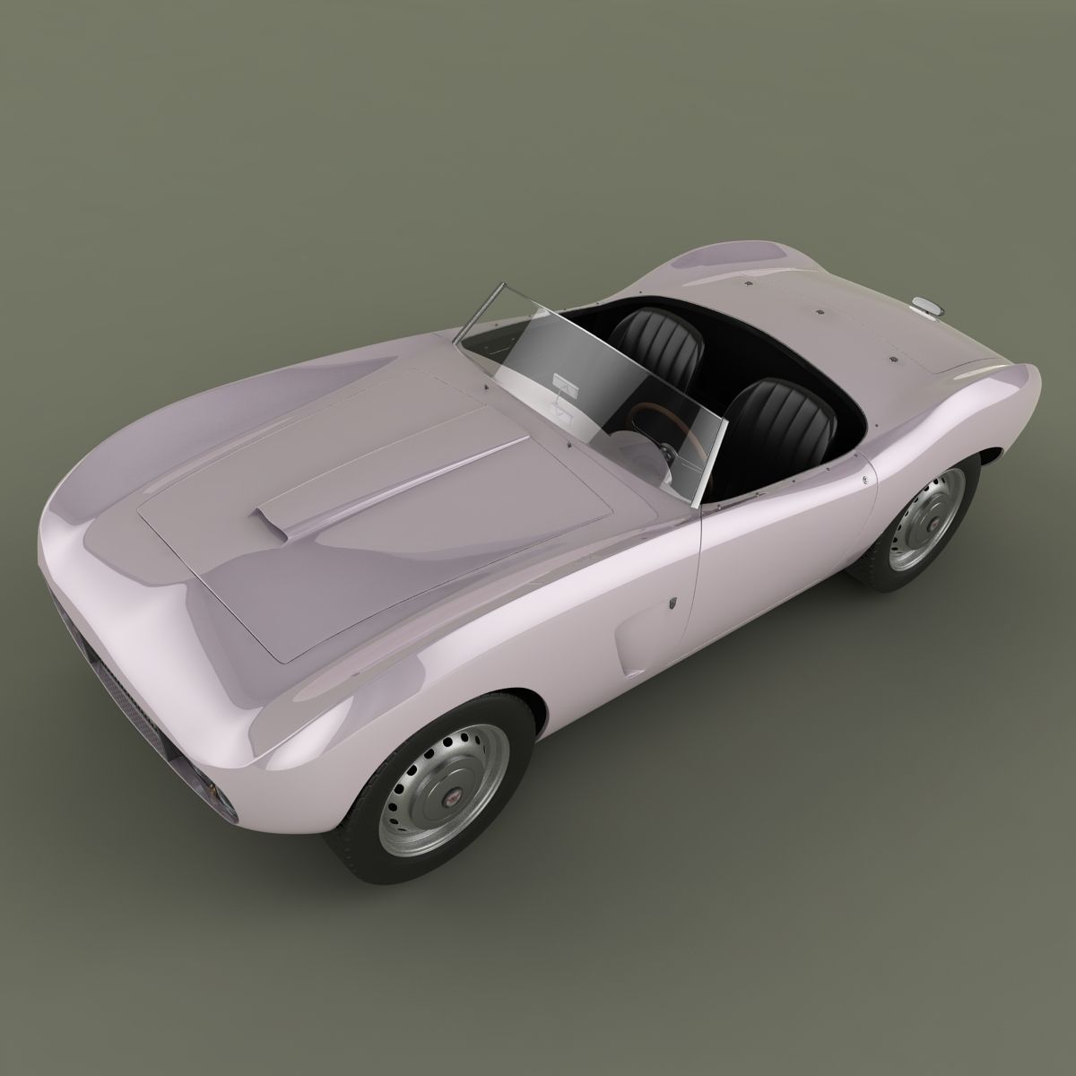 Arnolt-Bristol  1958 3D model_5