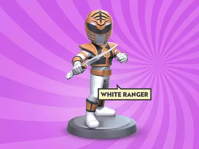 White Ranger Chibi