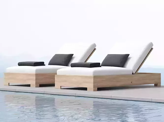 Belvedere Chaise 3D model