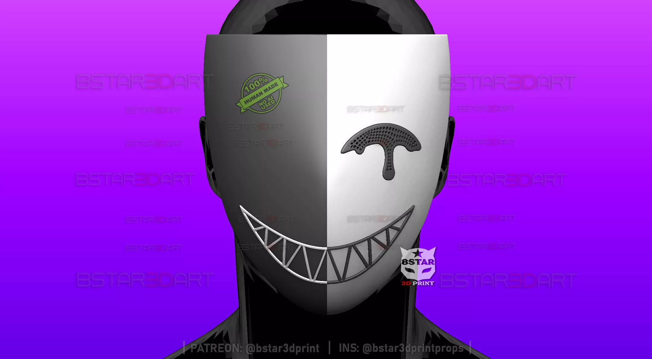 Ticket Taker Mask - The Freak Circus Cosplay 3D print model
