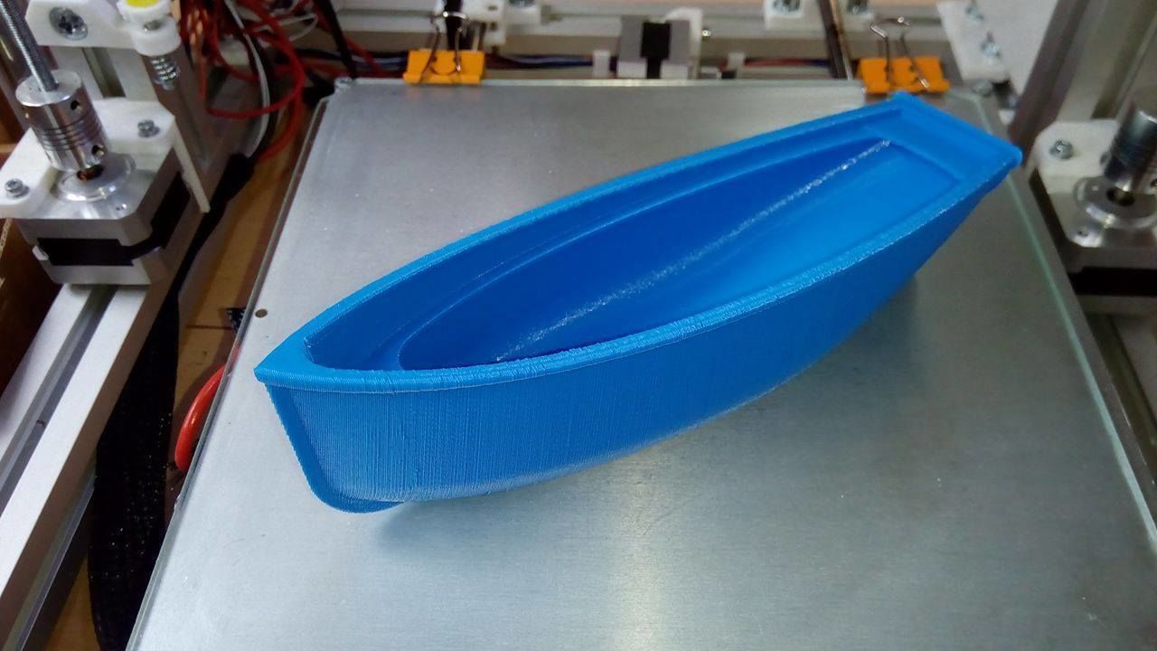 Row Boat 3D print model_3