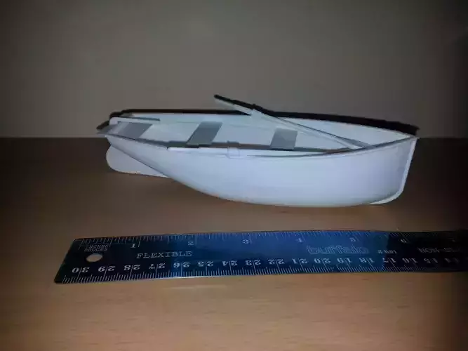 Row Boat 3D print model