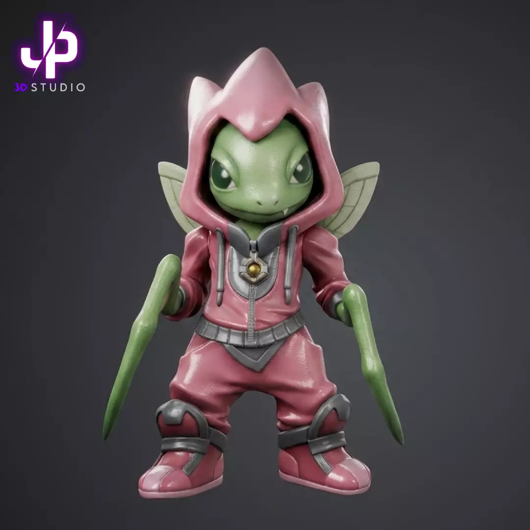 SCYTHER cosplay SCIZOR FIGURE 3D 3D print model